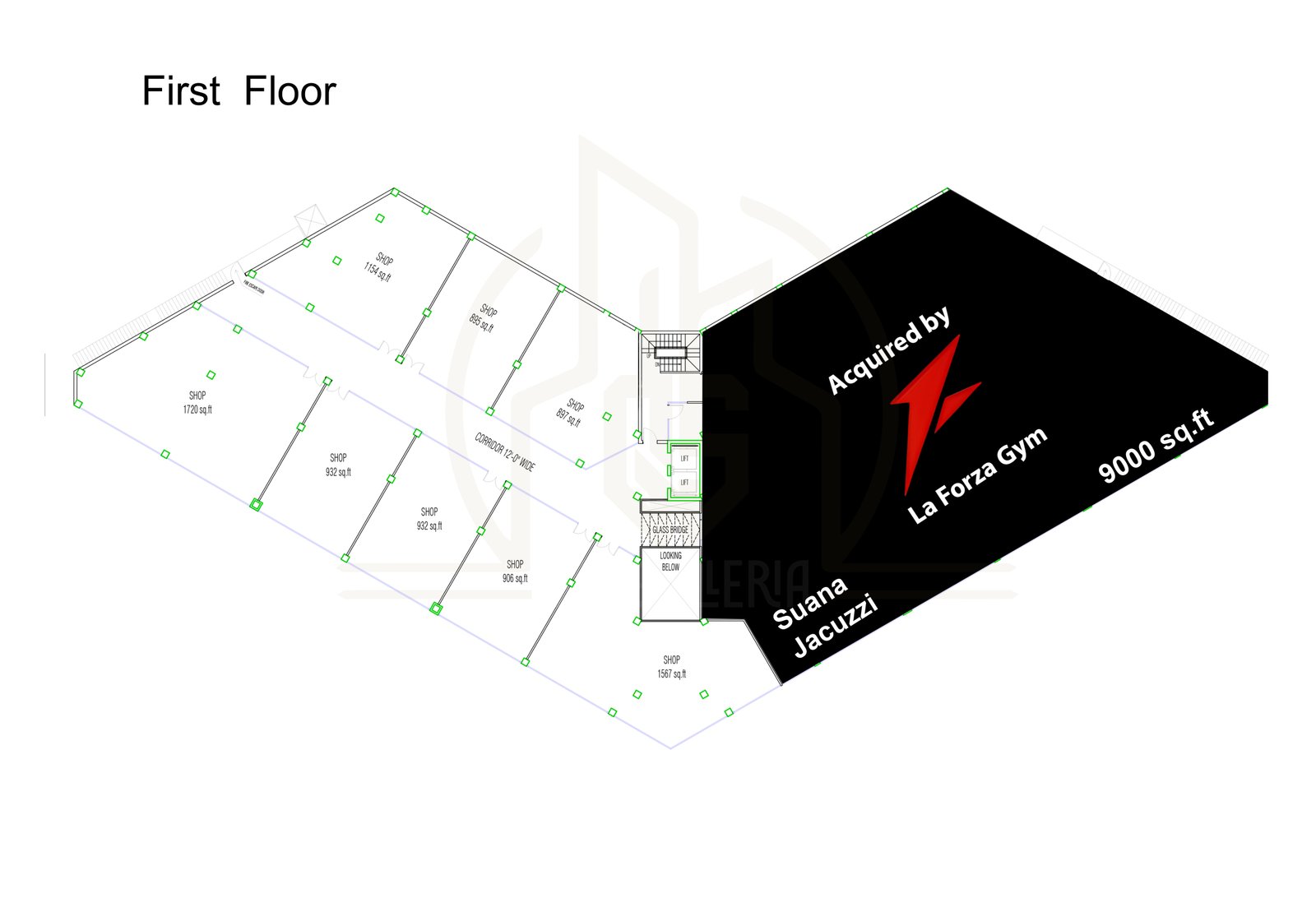 First Floor plan view — Version 2
