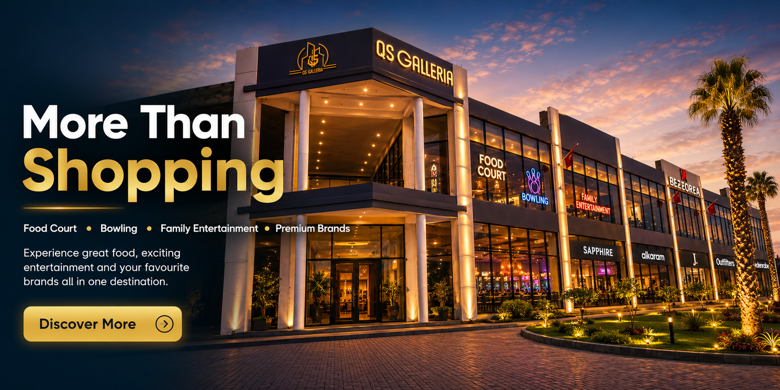 QS Galleria boulevard frontage